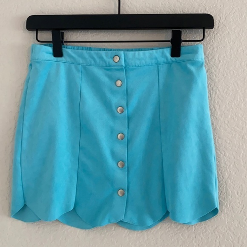 Forever 21 girls‎ 11/12 mini skirt turquoise